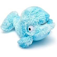 Gor Pets Plush Whale Crinkle Dog Toy - Soft & Cuddly Squeaky Toy for Puppies, Small, Medium, and Large Dogs - Durable, Safe, Stuffed Puppy Toy - Perfect for Snuggling & Interactive Play - XS, Blue