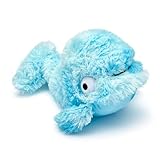 Gor Pets Plush Whale Crinkle Dog Toy - Soft & Cuddly Squeaky Toy for Puppies, Small, Medium, and Large Dogs - Durable, Safe, & Stuffed Puppy Toy - Perfect for Snuggling & Interactive Play - XS, Blue