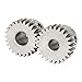 1 Piece Gear 1M-23T/24T Bore Size 6/8/10/12 Mm 304 Stainless Steel Pinion Teeth Thickness 10 Height 18 Industrial Bearings Gears(1M23T (Bore 8 mm))