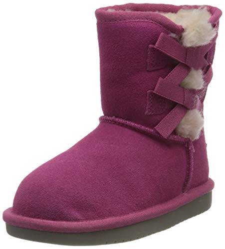 Koolaburra by UGG Victoria Short Botines Niñas, Marrón (Chestnut Che), 25 EU