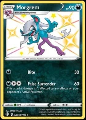 Pokemon - Morgrem SV084/SV122 - Shining Fates - Shiny Vault - Card