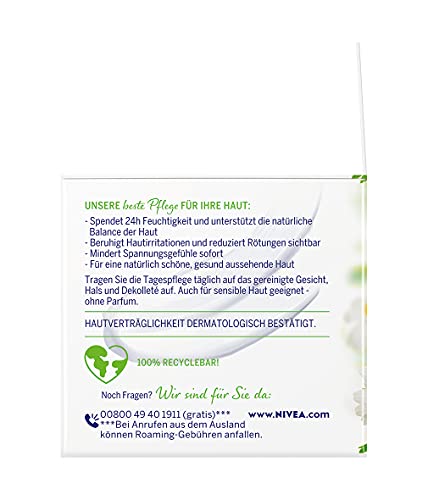 Nivea Natural Balance Rijke Dagverzorging voor Droge en Gevoelige Huid, met Biologische Kamille, Jojoba- en Amandelolie… - Afbeelding 8