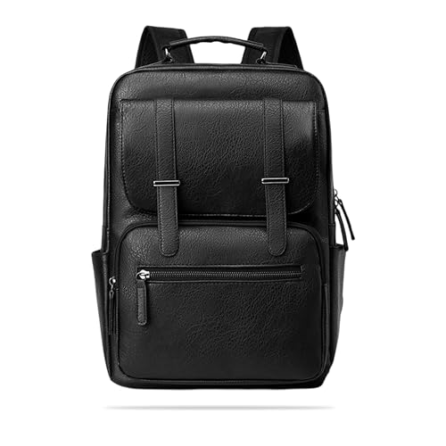 Image of Kraptick Multi-functional Backpack-Waterproof Laptop Backpack, Office Bag with PU Leather Design, Professional Bag for Laptops and Work, Durable and Stylish Bags for Travel