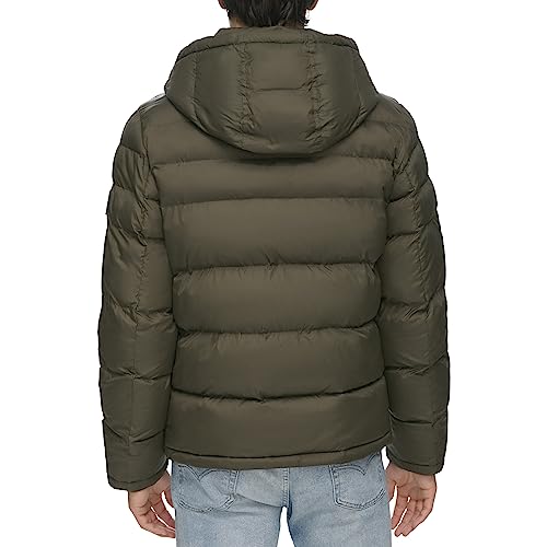 Image of Tommy Hilfiger Men's Down Alternative Hooded Puffer Jacket (Standard and Big & Tall)