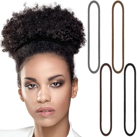 80 Count Extra Long Hair Tie for Long Thick and Curly Hair Elastic Ponytail Holders for Women No Metal Long Hair Bands Hair Accessories (Multi Color) Cover