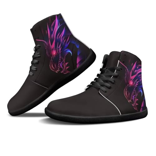 Binienty Mens Barefoot Shoes High Top Womens Minimalist Trail Running Barefoot Shoes Wide Toe Box2