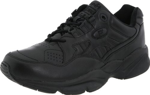 Propét Men's Stability Walker Walking Sneakers Medicare Approved Shoes, Black, 15 XX-Wide