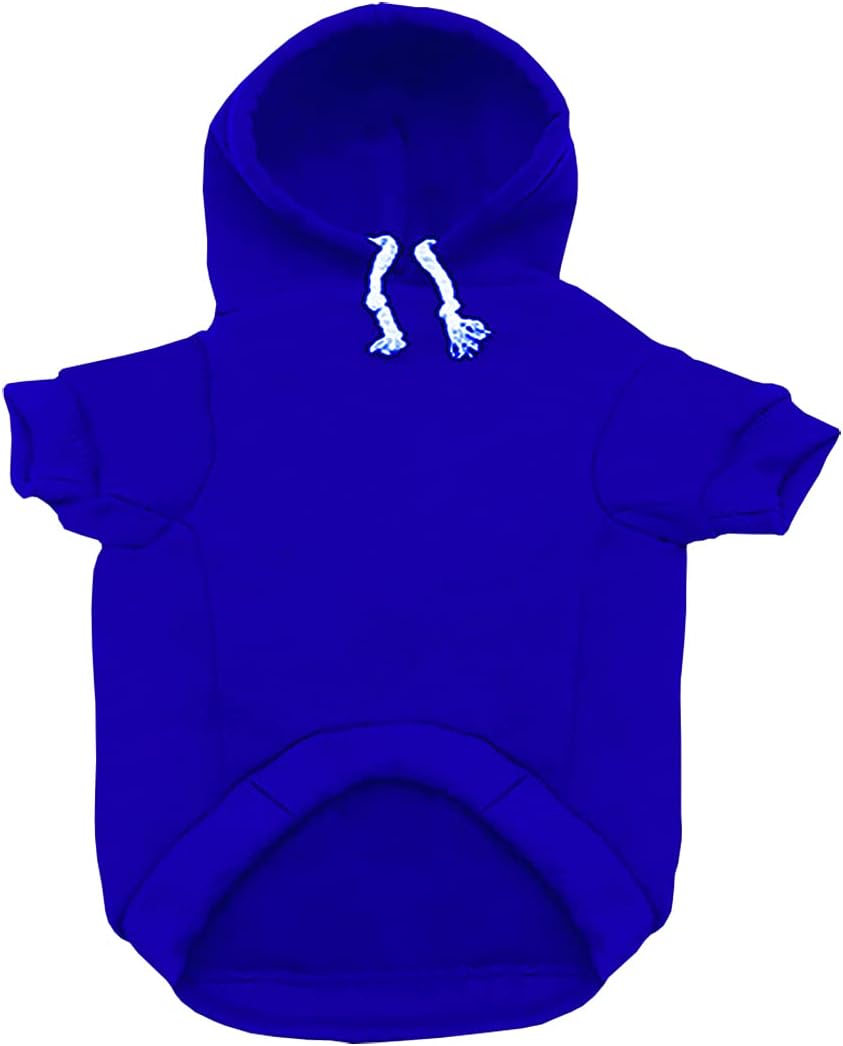 Izefia Security Dog Hoodies Clothes Apparel Winter Sweatshirt Warm Sweater Cotton Puppy Hoodie for Small Dog Medium Large Cat Blue M - Image 4