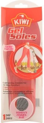 Kiwi Select Gel de longitud completa para mujer, mujer 6-10, Rojo -