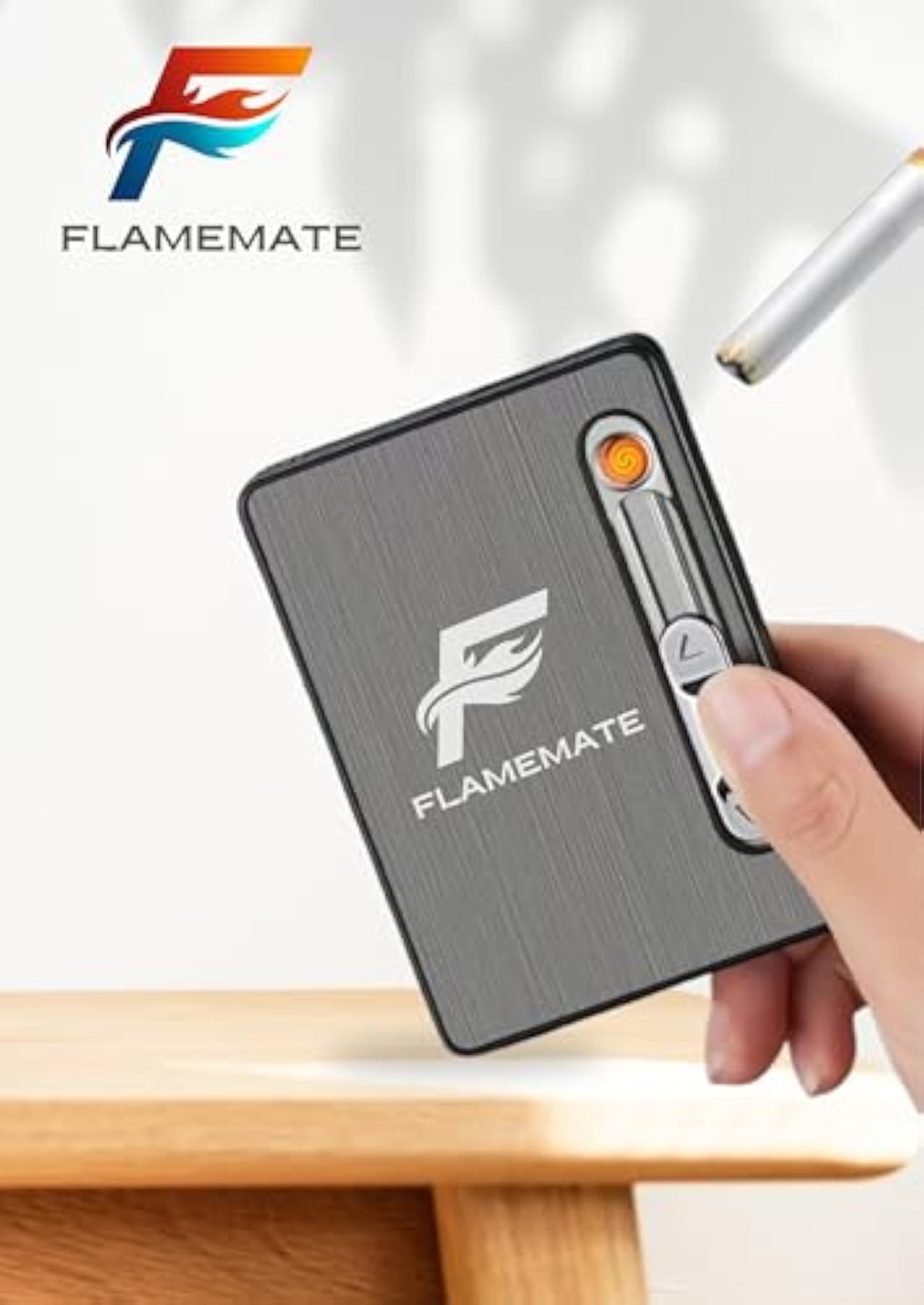 Cigarette Holder and Lighter Case, Multicolour
