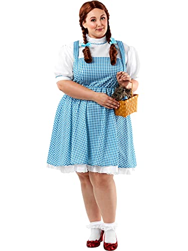 Rubie's Womens Wizard Of Oz Dorothy Dress Adult Sized Costumes, Blue/White, One Size Us #TOP2