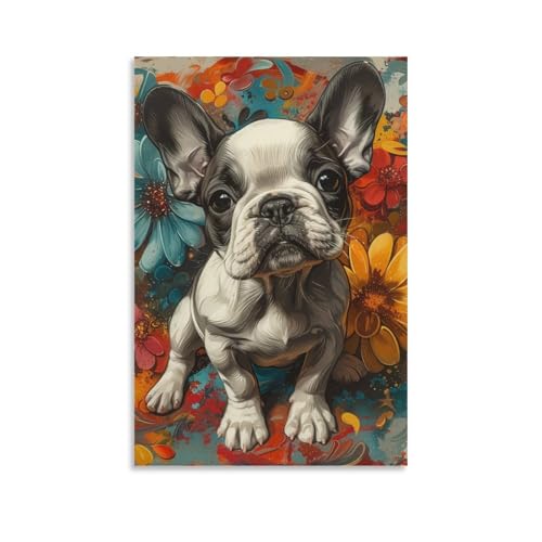 Cuadros modernos impresiones lienzo Smile Dog poster decorativo para pared