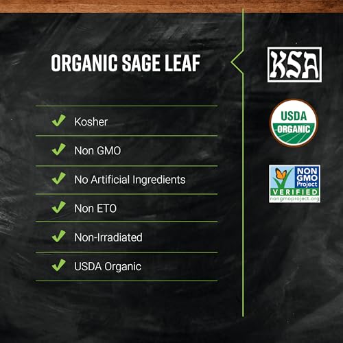 Frontier Organic Sage Leaf Spice - Ground - 0.8 Ounces - Image 3