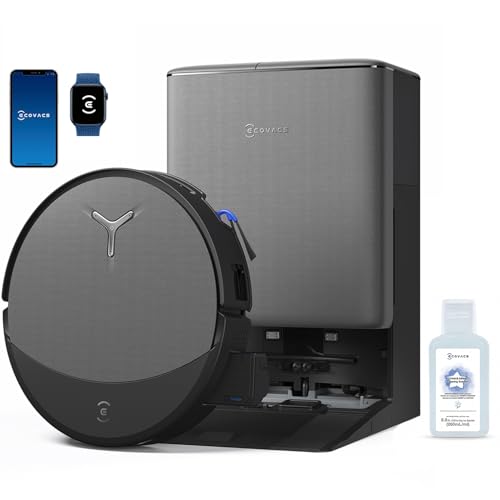 Image of ECOVACS DEEBOT T90 PRO OMNI Robot Vacuum and Mop, 30,000Pa Suction, Instant Self-Cleaning OZMO Roller Mop, TruEdge Deep Edge Cleaning, ZeroTangle, Hot Water Wash & 145°F Air Dry, AI Obstacle Avoidance