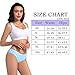 COSOMALL 6 Pack Women's Invisible Seamless Bikini Underwear Half Back Coverage Panties (US XS, 6 Pack Seamless)