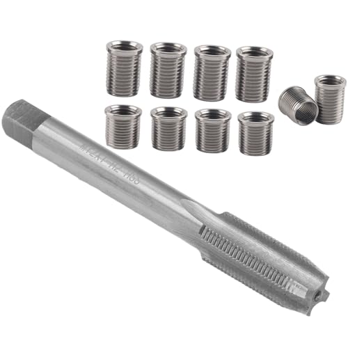 Outil de réparation de Filetage pour Bougie d'allumage M10x1 0 Boulon X1 Réparation de Filetage est Ensemble d'outils très Pratique et Efficace pour la réparation des filetages de Bougies