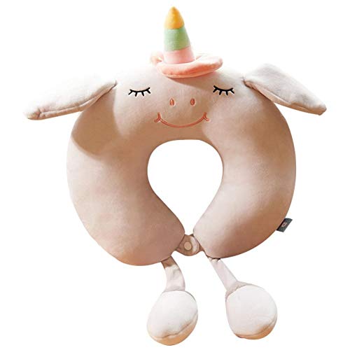Unicornio U-Almohada Almohada para Dormir Siesta Almohada Cervical para Dormir Cuello Almohada tamaño: 27 cm