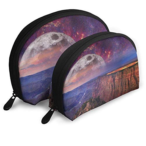 Preisvergleich Produktbild Another Earth Aufbewahrungstasche Geldbörse Kosmetik Reise Aufbewahrungstasche OneBig und OneSmall 2 Stück Schreibwaren Bleistift Multifunktionstasche Kindergeldbörse Schlüsseletui Handtasche