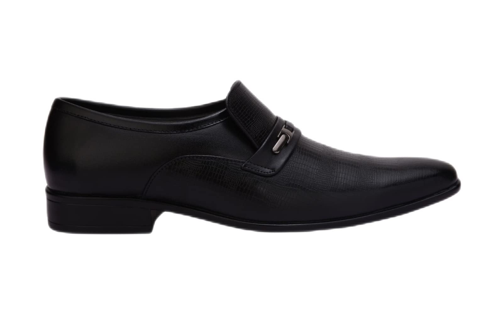 regal Men's Black Genuine Leather Formal Shoes-picture-11