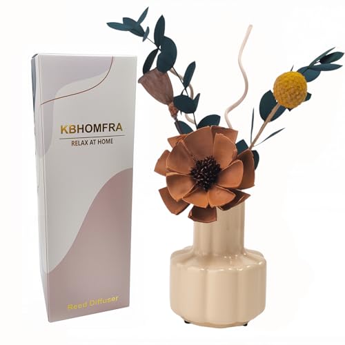 Difusor de varillas con flores secas aroma cedro 60ml