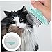 Levemolo Cat Grooming Comb for Shedding and Massage Pet Hair Removal Tool Comfortable Grip Smooth Surface Design for Cats and Kittens Mint Green