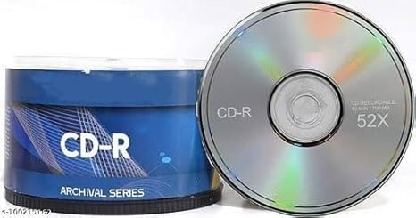 Blank CD-R, Archival Series, RECORDABLE Spindle Box 52X 700 MB 80 Minutes (Pack of 50)