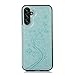 Asuwish Phone Case for Samsung Galaxy A36 5G with Tempered Glass Screen Protector and Card Holder Wallet Cover Stand Flip Leather Cell Accessories A 36 36A LTE SM-A366U Women Men Green