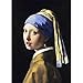 FEZD Rompecabezas De 1000 Piezas para Adultos-Johannes Vermeer Pearl Pendiente Niña, Un Gran Rompecabezas para Regalos Educativos Y Decoración del Hogar (27.56 En X 19.69 En)