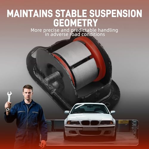 Suspension compatible con Bmw E46 E36 Z4 espaciadores buje brazo trasero 5