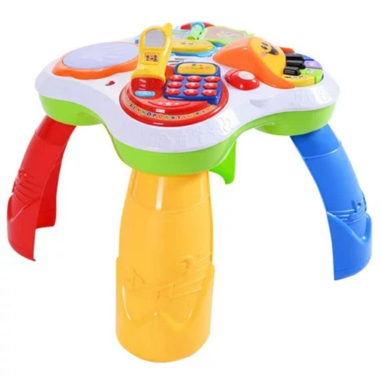 AWOKZA Learn and Groove Musical Table for Baby Toys 6 to 12 Months, Activity Table for 1 2 3 Years Old