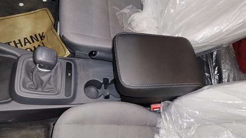 Image of PABLA ENTERPRISES Car Center Armrest compatible with Hyundai New Venue (2025-2026) HX2, HX4,HX5 Series, Black, Premium Comfort Padding, Spacious Storage Compartment, Easy Installation