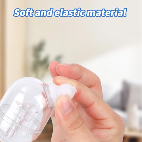 Image of BOXOB Nasal Aspirator Replacement Set, Nose Sucker Straw & Bottle & Suction Tip Head Replacement Parts for Baby Toddlers Compatible with Grownsy Littletora Pro Watolt HappyNose X-Bosak Aspirator
