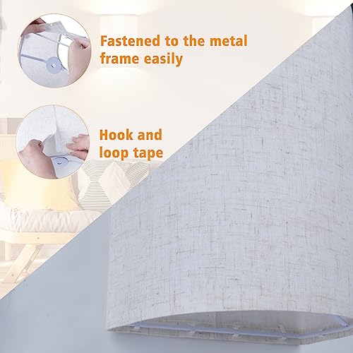 Laboreducer Wall Lamps For Bedroom Set Of 2 With Fabric Shade thumb #3