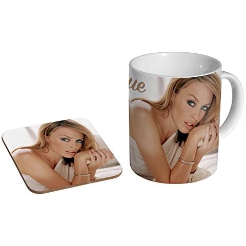 Kylie Minogue Icon Ceramic Coffee Mug + Coaster Gift Set … Cover