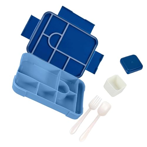 子供向けの分割食品保管コンテナ電子レンジのマルチコンパートメントランチボックスサラダフルーツポータブルデザインマルチコンパートメントベント