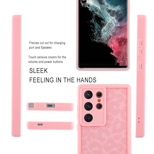 Image of Compatible with Samsung Galaxy S22 Ultra Case, Pink