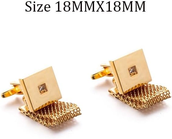 Copper Electroplating Men's Cufflinks Crystal French Cuff-link Shirt Dedicated Sleeve Button