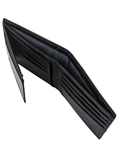 Carteira Híbrida Masculina Timberland Hunter de Couro com três dobras, Preto, Tamanho Único