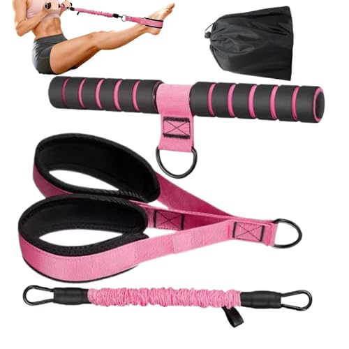 Foot Pedal Resistance Band - 60 30lb Adjustable Exercise Equipment,Resistance Bands for Women with Handle,for Home Gym Pilates T