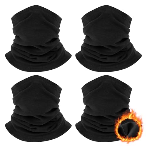 Image of Winter Neck Warmer for Men Women: Neck Gaiter Face Ski Mask Windproof Face Cover Fleece Balaclava Scarf Cold Weather
