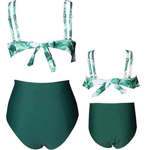 image for KABETY Girls Swimsuit Two Pieces Bikini Set Ruffle Falbala Swimwear Ba