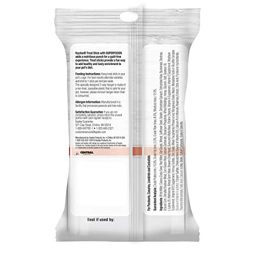 Kaytee Avian Superfood Treat Stick Spinach & Kale 5.5oz - Image 7