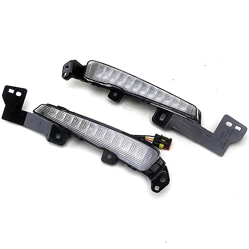 2Pçs Conjunto De Farol De Nevoeiro Dianteiro Do Carro Led Modificado Lâmpada De Circulação Diurna Si