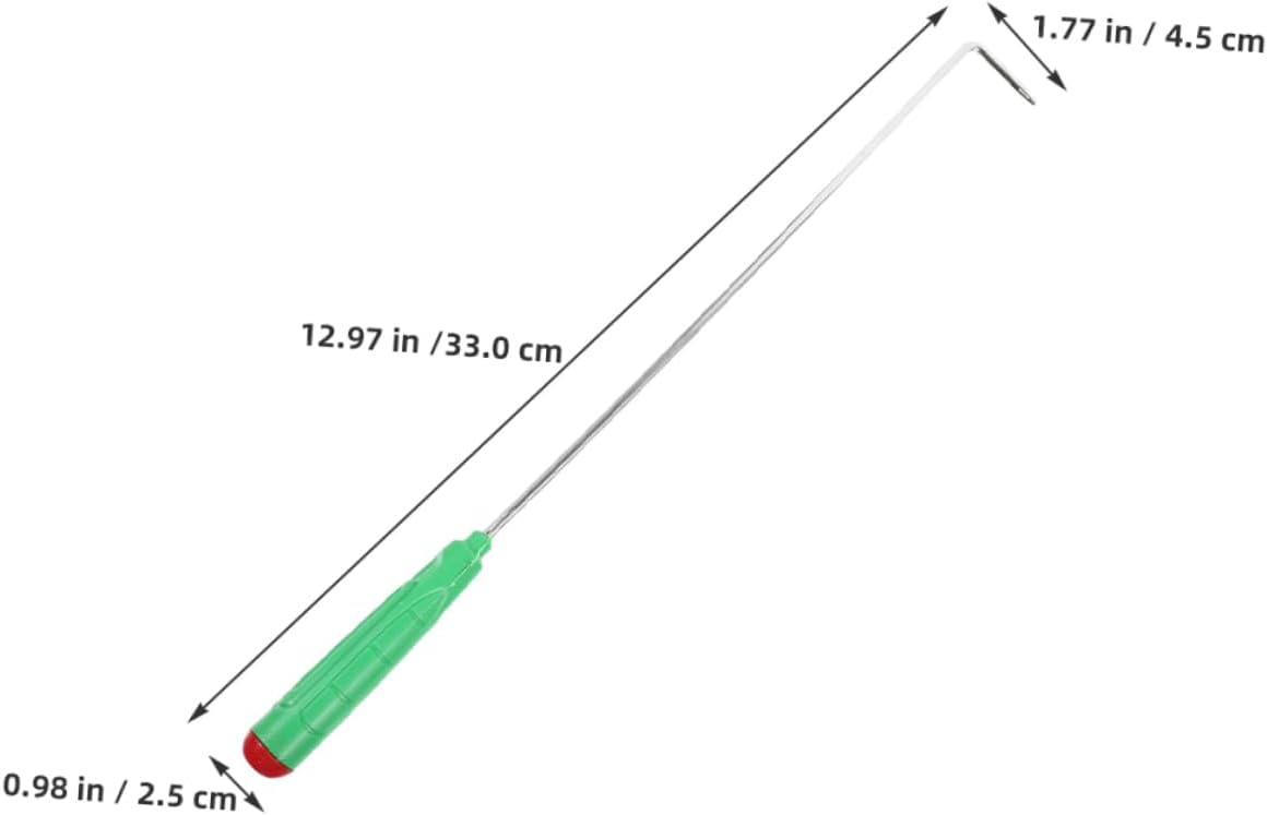 ABOOFAN Fireplace Poker Tool with Extra Long Handle for Outdoor Grilling