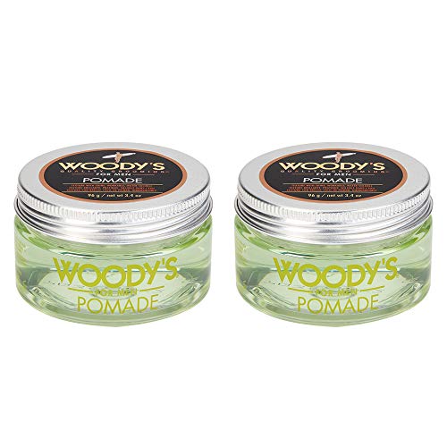 Woody's Pomade for Men Strong Hold 2-Pack