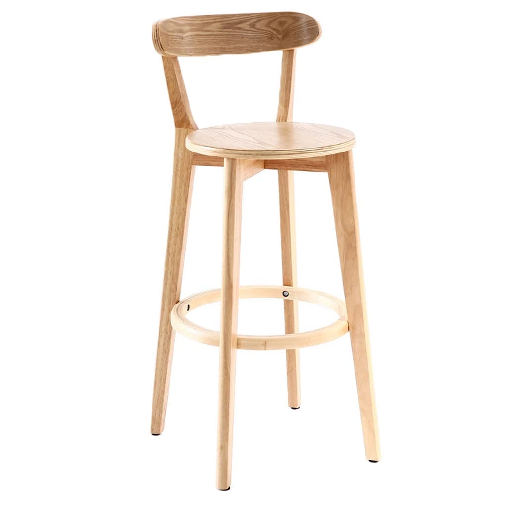Tabourets de bar de cuisine en bois noble TUSUOD