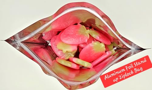 Giant Strawberries Strawberry Sweets Retro Jelly Sweets Gift Bag,(VEGAN Vegetarin) by skvdntrade8 (500g, Giant Strawberries) - Image 4