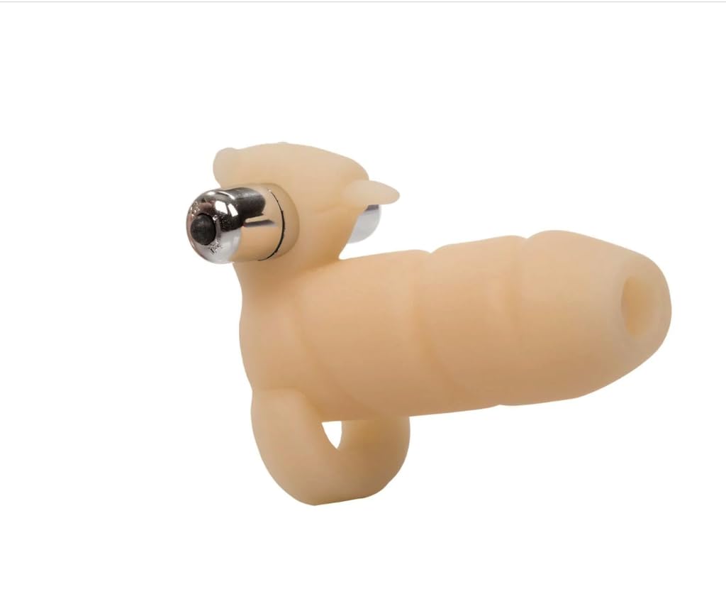 Male Pleasure Maximizer Vibrating Penis Ring Sleeve LE04374