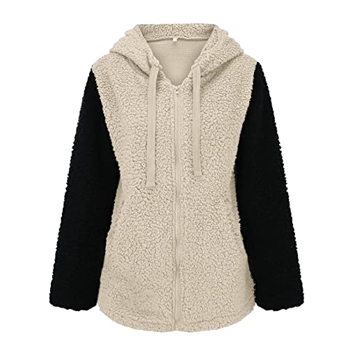 Coats For Women,Flannel Jackets For Women Jackets Outerwear Women Winter Jackets For Women Lightweight Rain Jacket Women's Leather & Faux Leather Jackets & Coats Embroidered Leather Jackets(Khaki,M) #TOP1