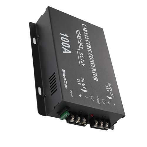 Qsvbeeqj Profesión 800W Automotriz 12V ± 0 5V Salida estable en protección contra sobrecarga para modificación de vehículo Estabilizador de voltaje de sobrecarga integrado